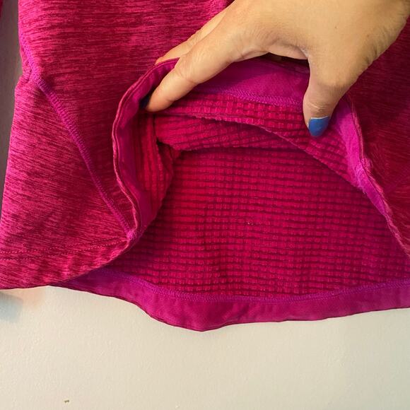 New Balance Fuchsia Purple Hoodie Running Jacket Mockneck Women's size Small - Picture 5 of 11